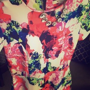 Beautiful Milly A-Line Floral Dress